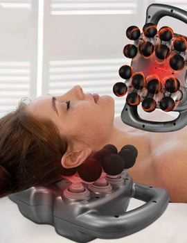 Fascia 16-Head Muscle Massage Professional Body Leg Back Shoulder Waist Fascia High Frequency Vibration Massager