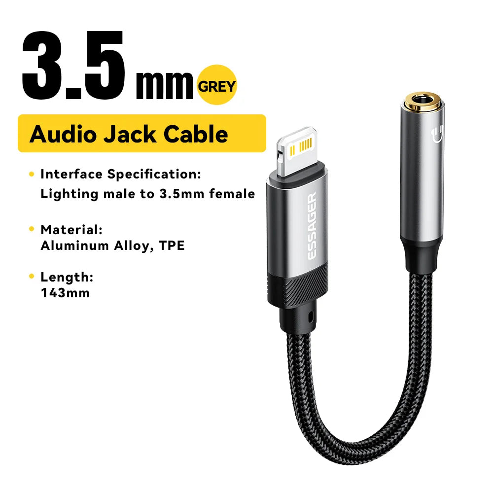 Type-C to 3.5mm Jack AUX Audio Adapter