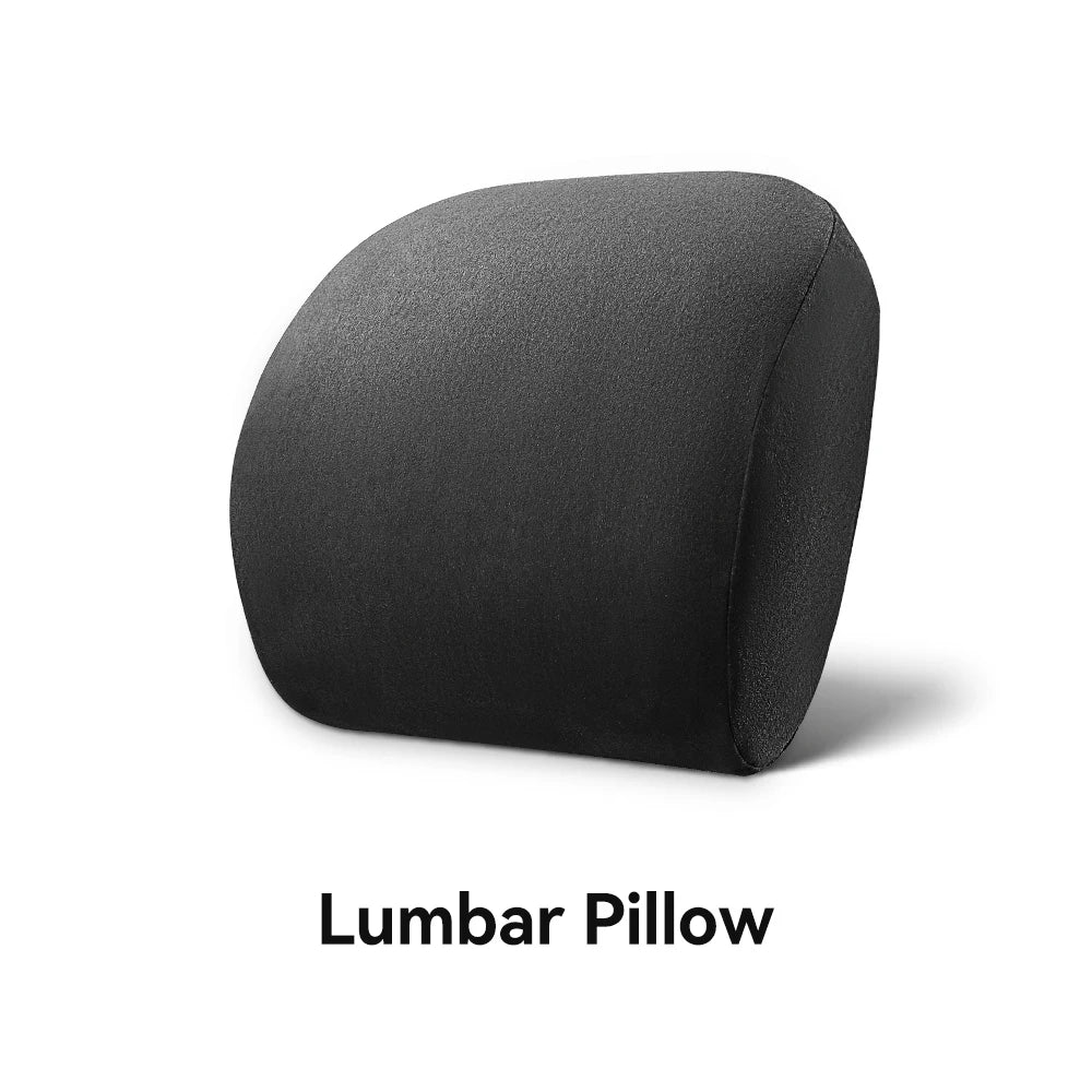 Memory Foam Neck Pillow and Lumbar Support Cushion for Tesla Model 3 Y X S