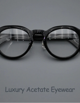 Retro Round Spectacle Luxury Acetate Eyewear Small Size Eyeglasses Optical Prescription Frames