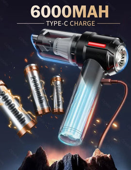 998000PA High Suction Car Vacuum Cleaner Cordless Handheld Cleaner Portable Powerful Wireless Car Cleaner Home Appliance