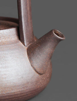 350ml Japanese Style Teapot Handmade Retro Coarse Pottery Stoneware Kungfu Tea Ceremony Portable Tea Maker Ceramic Teapot Teaset