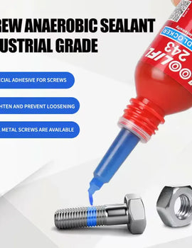 243 15ml, fast drying strong thread locking adhesive, high temperature anaerobic adhesive, suitable for automotive, machinery, steel frame locking, factory direct sales