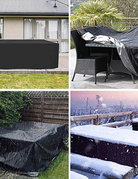 17 Sizes Waterproof Outdoor Patio Garden Furniture Covers 210D Rain Snow Chair covers Sofa Table Chair Dust Proof Cover Green