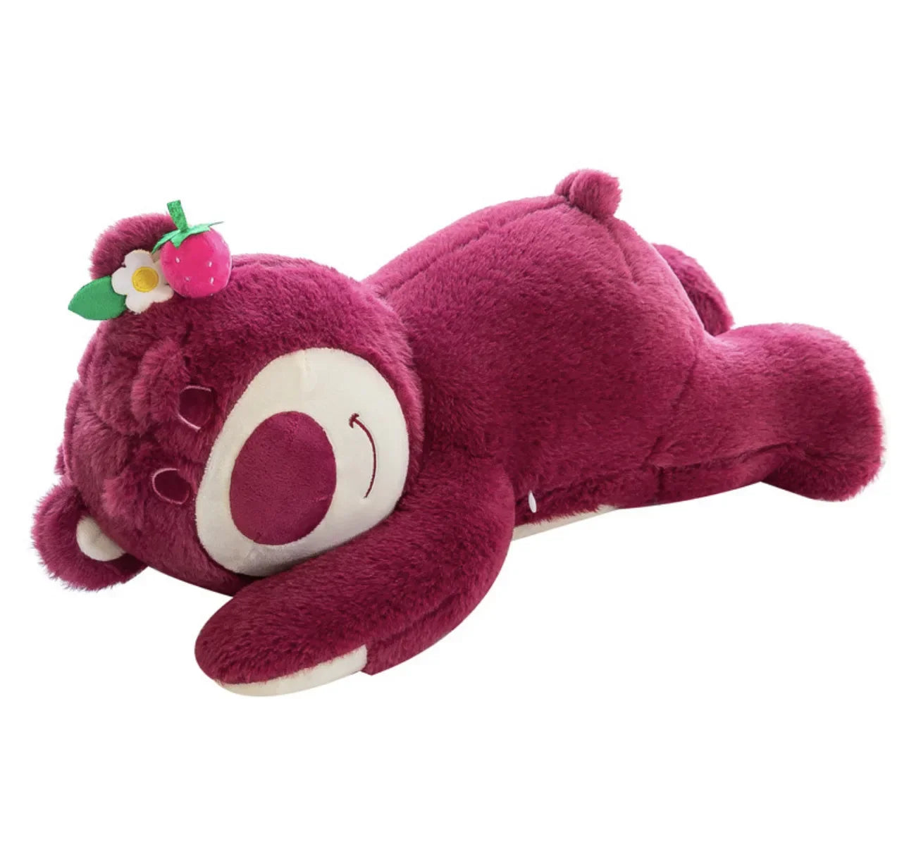 Disney Kawaii Toy Story Lotso Bear Strawberry Sofa Plush Pillow Stuffed Toys Girls Friends Festivals Birthday Gift