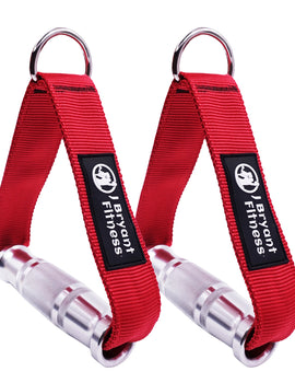 Heavy Duty Metal D Handle for Cable Machine Pulley LAT Pulldown System Aluminum Alloy Grips Home Gym Workout Fitness Equipment