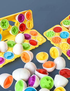 Montessori Games toy Smart Egg Shape Match Puzzle For s Development Toy Educational Toy For 1 2 3 4 Year