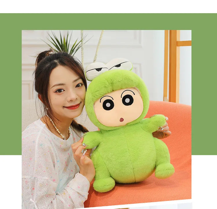 Green Crocodile Plush Toy Soft Cuddly Throw Pillow