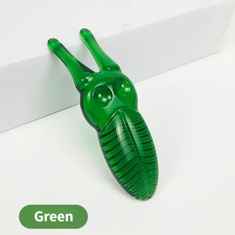 Resin Face Lifting Stone Guasha Scraping Facial Gouache Y-shaped Fork Massage Plate Nose Massage Trigger Point Nose Massager