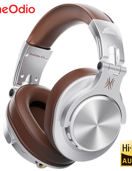 A70 Fusion Wired + Wireless Bluetooth 5.2 Headphones For Phone With Mic Over Ear Studio DJ Headphone Recording Headset