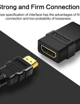 Cable HD to HD Female Adapter HDMI-compatible Extension cord Right Angle Male to HD AF Extension cord 1m 2m