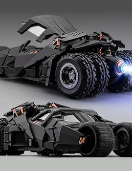 1/18 Classic Movie Car 2008 Batmobile Alloy Concept Bat Sports Car Model Diecast Metal Toy Race Car Model Sound Light Gifts