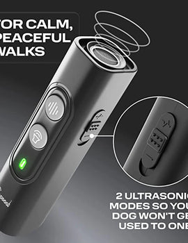 Ultrasonic Pet Dog Repeller Anti Barking Stop Bark Training Device High Power Dog Training Repellents With USB Rechargeable