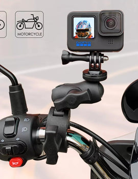 for GoPro 11 10 9 8 Motorcycle Accessories Holder Handlebar Mirror Mount Bike Bracket for DJI OSMO insta360 Action Camera