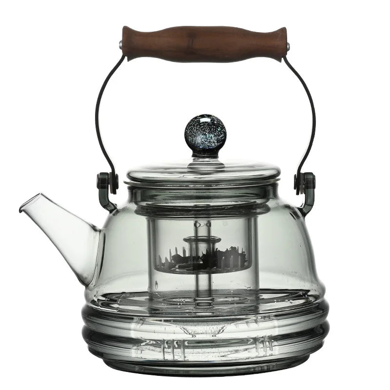 1000ml Stovetop Safe Borosilicate Glass Teapot with Infuser