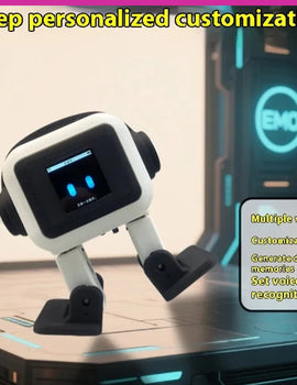 AI Robot ESP32-S3 Main Control 1.54inches Screen Intelligent Interactive Robot Voiceprint Recognition Companion for