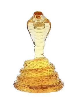 Snake Shaped Wine Bottle 500/1000mI High Borosilicate Glass Process Chinese Zodiac Snake Transparent Empty Bottle Whisky Bottle