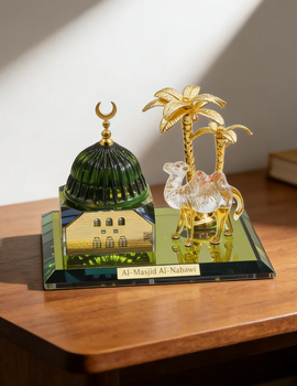 Muslim Kaaba Model Islamic Religious Ornament Kaaba Tianfang Camel Decoration Religious Miniature Sculpture Kaaba Collectible