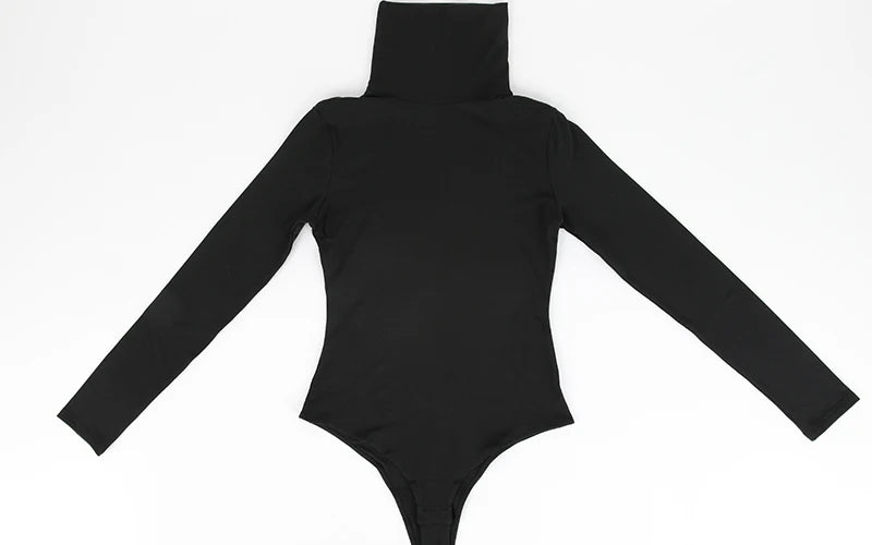 Thermal Underwear T Shirt Tops Women's Mock Turtle Neck Slim Fit Bodysuit Keep Warm Compression Body Shaper