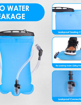 1.5L Water Bladder Hydration Reservoir Pack TPU Water Storage Bag for Cycling Running Backpack