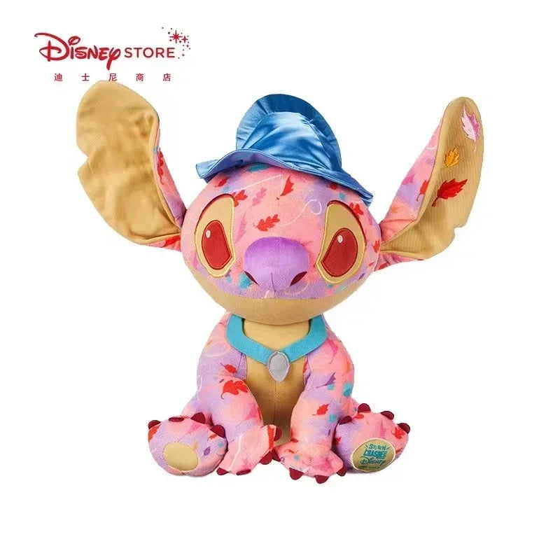Cartoon Lilo & Stitch 2024 Limited Edition Stitch Rose Doll Plush Toy Kawaii Comfort Doll Birthday Gift for Girls Genuine Disney