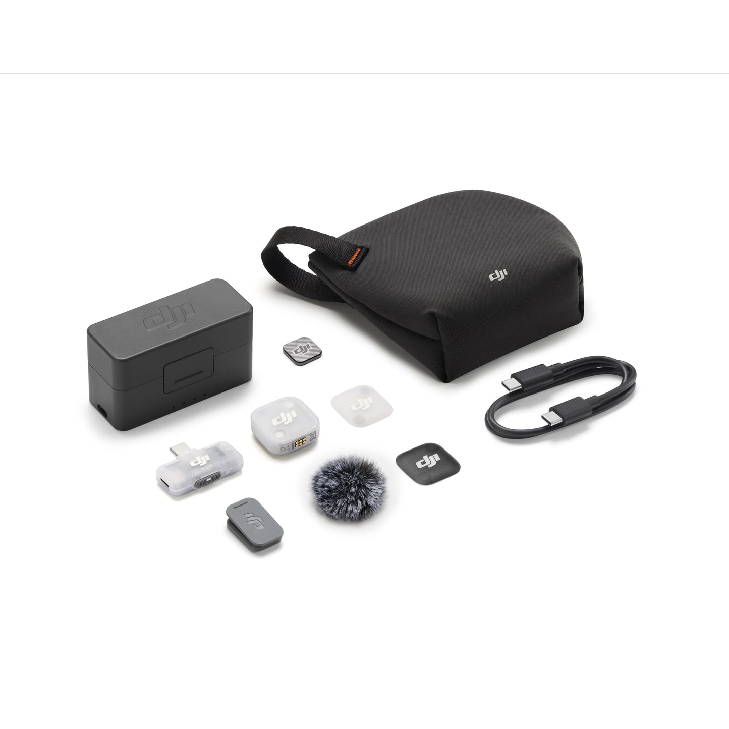 Wireless Microphone Mobile Receiver Kit with Unidirectional Audio Capture for Smartphones Cameras and Content Creation