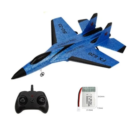 FX620 RC Plane Drone SU35 2.4G Fixed Wing Fighter Electric Toys Airplane Glider EPP Foam Toys Boys Gift