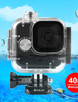 40m for GoPro Hero11 Black Mini Waterproof Housing Protective Case with Buckle Basic Mount & Screw
