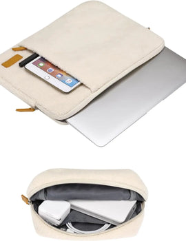 Laptop Sleeve for Macbook Pro 14 Case 13-13.3 inch Plush Notebook Carrying Case Cute PC Cover Shockproof Computer Briefcase Cove