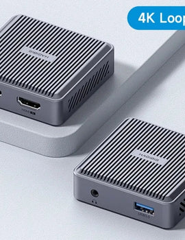 4K HDMI-Compatible Video Capture Card Loop Out for Game Recording Live Streaming 1080P Grabber MS2131 for PS4/5 Switch