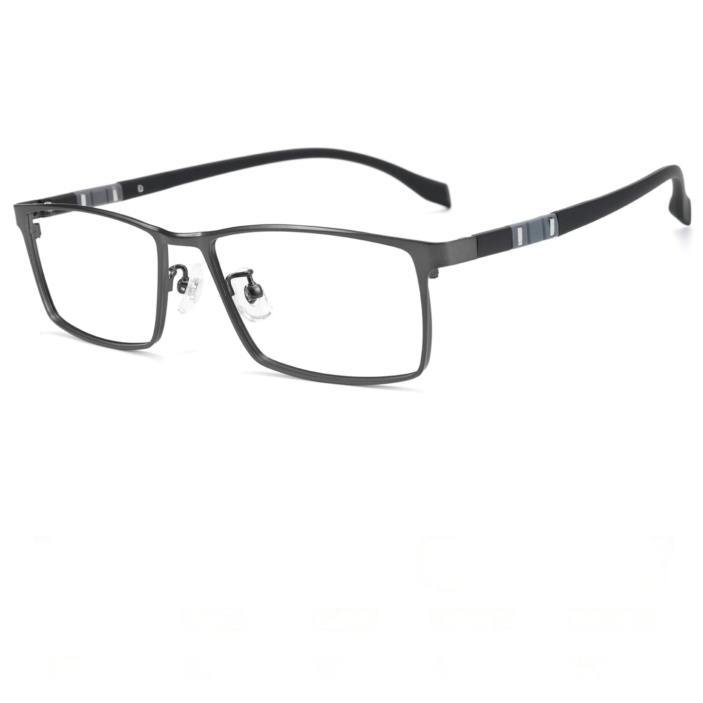 Retro Square Lightweight Alloy Eyeglasses Frames for Men