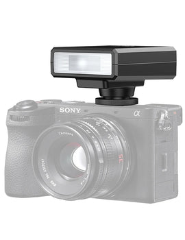 Mini Camera Flash Speedlite GN12 LCD Standard Hot Shoe Mount for Sony Canon Nikon Panasonic Olympus DSLR Camera