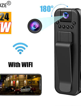 With Wifi Mini Camera Night Vision Portable Small Digital Video Recorder Police BodyCam Miniature Camcorder 1080P