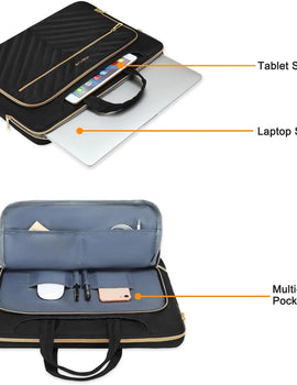 Laptop Bags 13 14 15 16 inch Notebook Bag for MacBook Air Pro M1 M2 M3 M4 Computer Handbag Briefcase Women Men Work Bag Sleeve