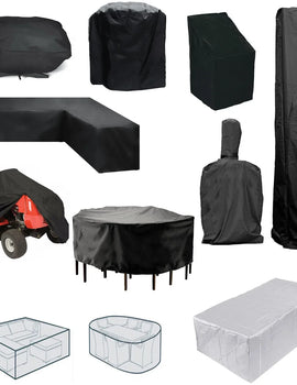 Customized Round Square Waterproof Outdoor Patio Garden Furniture Covers Rain Snow Chair Sofa Table Dust Proof kitchen BBQ Cover