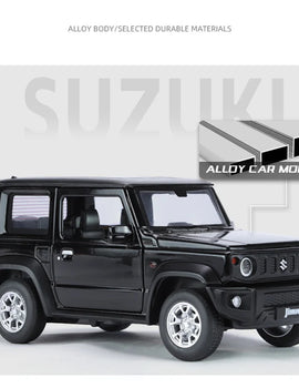 1:24 SUZUKI Jimny Alloy Car Model Diecasts Metal Off-Road Vehicles Car Model Simulation Sound and Light Collection Toy Gift