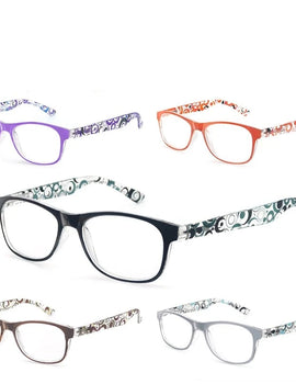 Cat Eye Reading Glasses for Women Round Colorful Classic Frame Spring Hinge Hign Quality Ladies Readers Eyeglasses with Diopter