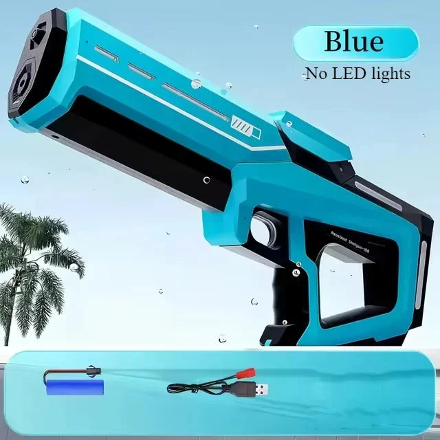 Pulse Electric Continuous Water Gun with Automatic Water Absorption – High-Pressure Rechargeable Water Blaster