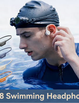 B60S True Bone Conduction Earphone 64GB Wireless Open Headset IPX8 Swimming Waterproof Headphones Choice With Microphone