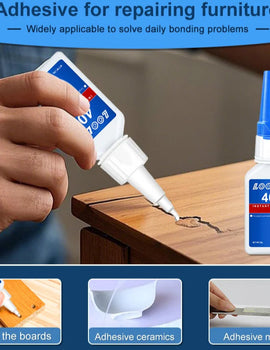 1-3pcs 406 Super Glue 20ML Instant Quick-drying Cyanoacrylate Adhesive Leather Rubber Wood Metal Strong Bond Liquid Glue Tool