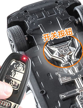 1:18 Key Remote Control Version AUDI RS7 Alloy Sports Car Model Diecast Metal Racing Vehicle Car Model Sound Light Toy Gift