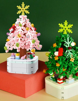 211pcs Creative Series Christmas Tree DIY Building Blocks, Educational Learning Science Bricks Halloween Gifts Toys for