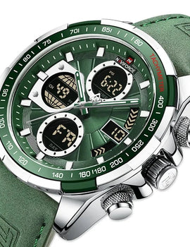 Men Luxury Original Sports Chronograph Watch Waterproof Quartz WristWatch Clock