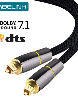 Coaxial SPDIF Cable Dolby 7.1 Soundbar 5.1 Digital Optical Audio Cable Toslink Fiber Cable for Amplifiers Player Xbox 360