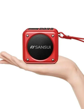 SANSUI U3 Portable Bluetooth Speaker with Deep Bass Supports TF Card USB FM AUX Hands Free Call for Outdoor Indoor Party