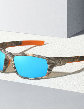 Polarized Square Sunglasses for Men Golf Driving Fishing