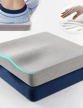 Ergonomic Memory Foam Office Cushion Anti Hemorrhoid Cushion Chair Cushion Tailbone Pillow Car Office Seat Cushion
