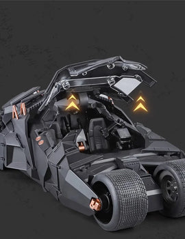 1/18 Classic Movie Car 2008 Batmobile Alloy Concept Bat Sports Car Model Diecast Metal Toy Race Car Model Sound Light Gifts