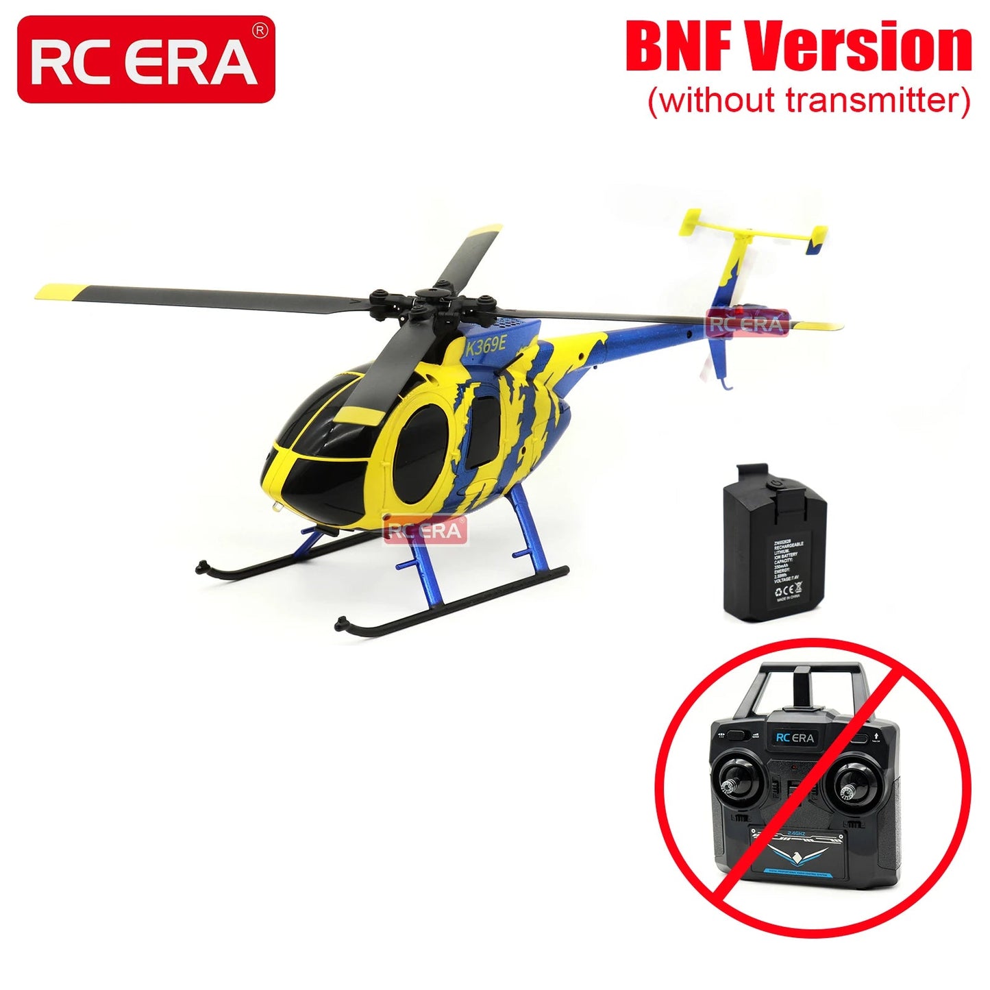 RC ERA C184 Mini MD500 100 Size Gyro Stabilized Helicopter with Optical Flow Sensor 4CH RC Aircraft for Adults