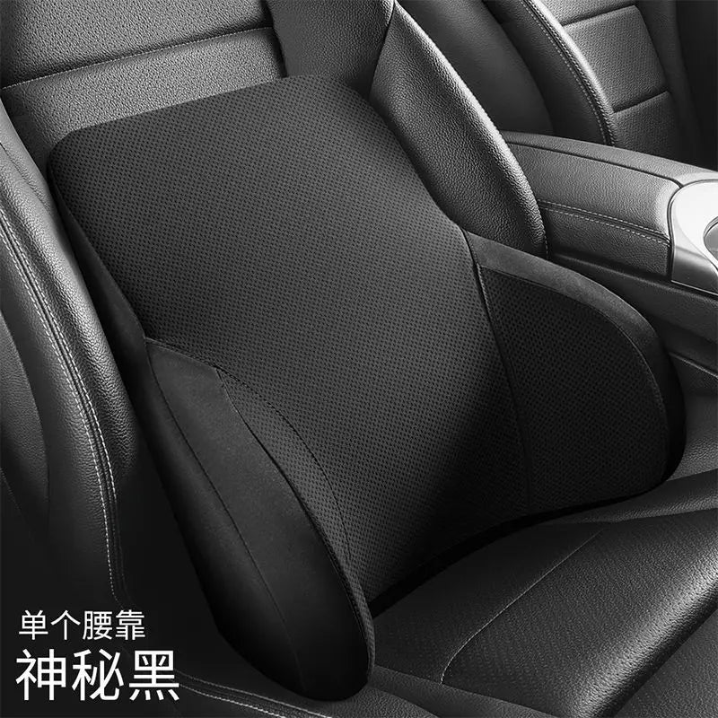 Memory Cotton Neck Pillow Car Seat Pillow Support Auto Lumbar Cushion Comfortable and Breathable Car Headrest Lumbar Support